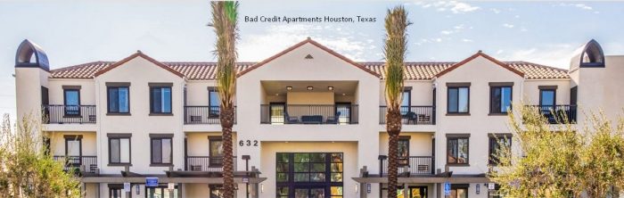 Apartments for bad credit people