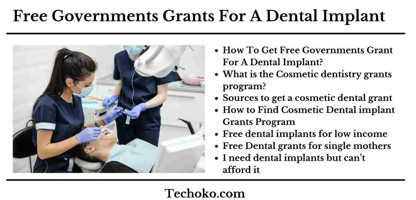 Read more about the article Free Government Grants For A Dental Implant