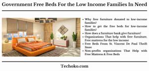 Read more about the article Government Free Beds For the Low Income Families In Need